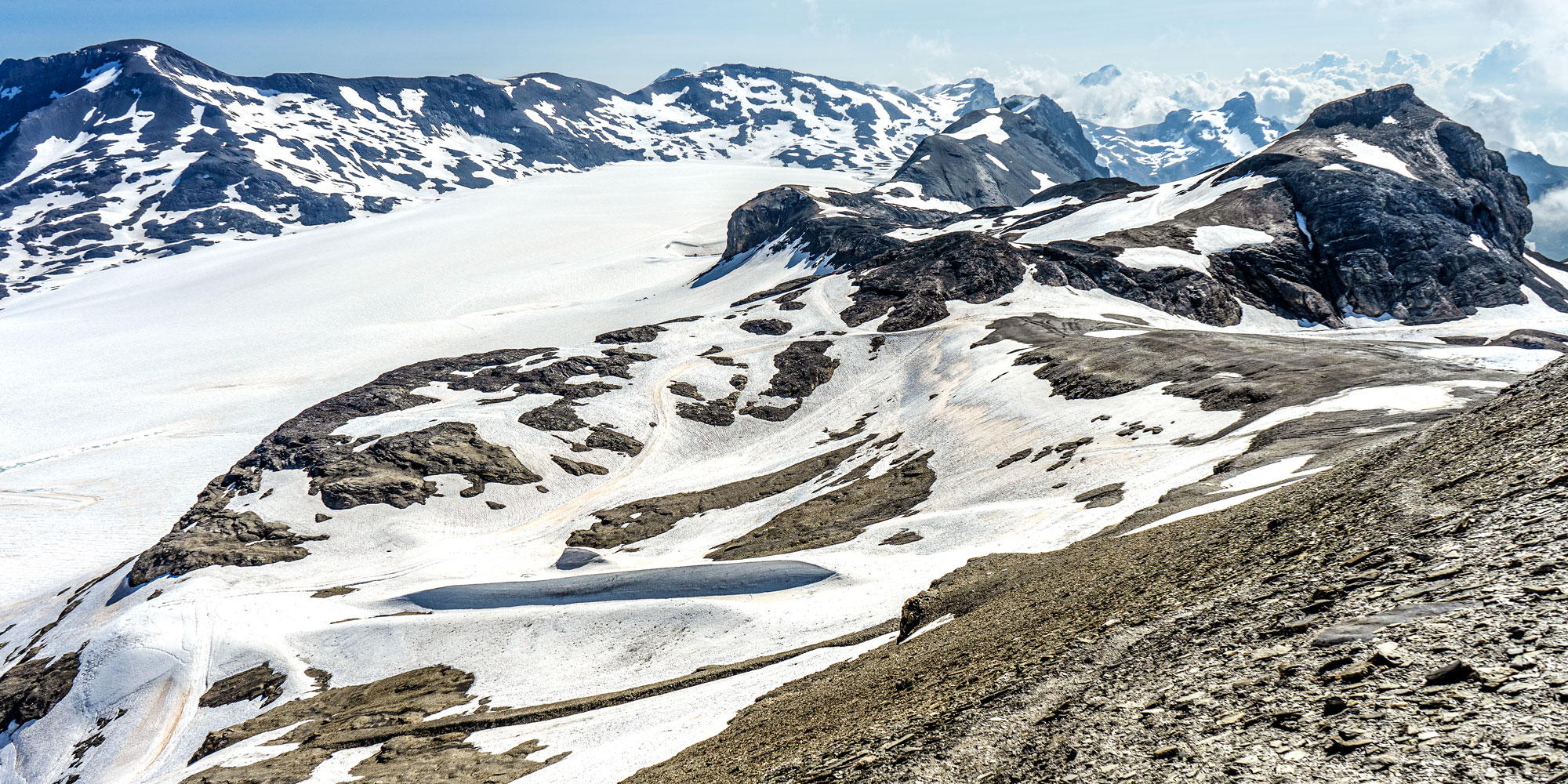 Schnee-Landschaft